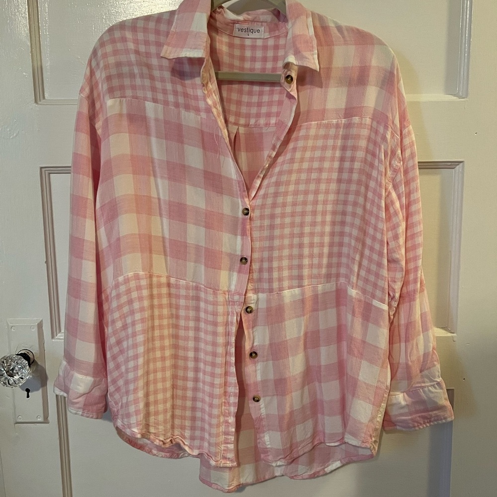 Plaid and Gingham Button Down